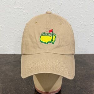 American Needle Masters Golf Hat Adjustable Strapback Tan